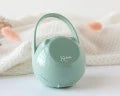 Porta succhietto con gancio salvia Kiokids