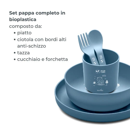 Set pappa in bioplastica - 8465 Nuvita