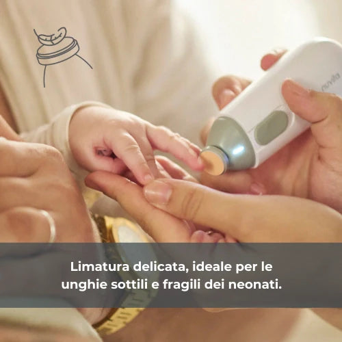 Tagliaunghie e Lima unghie elettrico Trimmy - 1130 Nuvita