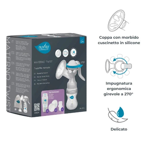 Tiralatte manuale - Materno Twist 1215M Nuvita