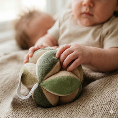 Pallina peluche con sonaglino