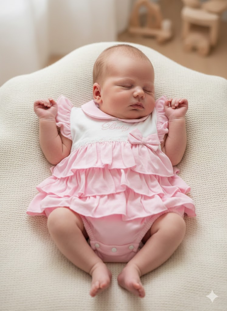 Pagliaccetto per neonata