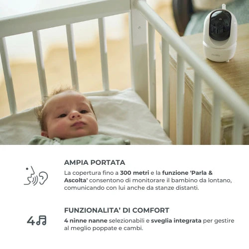 Video baby monitor wireless - Videovoice 3045 Nuvita