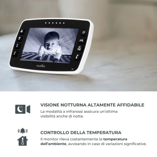 Video baby monitor wireless - Videovoice 3045 Nuvita