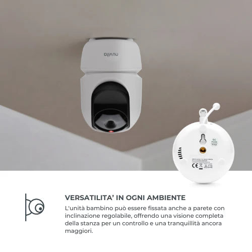 Video baby monitor wireless - Videovoice 3045 Nuvita